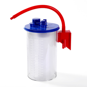 Sonde d'aspiration médicale jetable Hispa F-1500-01 Transparente/Bleue Usage hospitalier 1500ml Emballage individuel Classe I ISO 13485 - Product Image 6