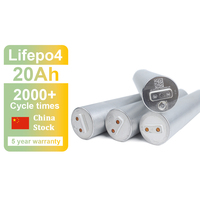 Cellule de batterie cylindrique 3.2V 20Ah LFP LiFepo4 longue durée de vie à un prix compétitif pour le stockage d'énergie et le bricolage pack support OEM