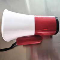 Mégaphone portable 20 watts de puissance mégaphone haut-parleur voix et sirène/alarme