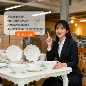 Assiettes <span class=keywords><strong>à</strong></span> dîner, <span class=keywords><strong>à</strong></span> salade et <span class=keywords><strong>à</strong></span> <span class=keywords><strong>dessert</strong></span> en céramique blanche et dorée, élégantes, article chaud en gros, vaisselle en <span class=keywords><strong>porcelaine</strong></span> - Product Image 6