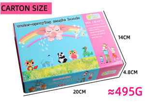 Kit de manualidades de arte de píxeles de arcilla PVA DIY educativo para niños 2025, juego de fusión al agua, Magi Beads y tablero de clavijas para slime infantil - Product Image 6