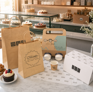 Bolsa de Papel Kraft Marrón Plegable, Ecológica, Impermeable, con Laminado Mate, de Grado Alimenticio, con Logotipo Personalizado, para Comida para Llevar - Product Image 3
