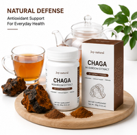 Extrait de champignon Chaga en poudre de haute pureté 10:1 20:1, double extraction, soluble dans l'eau, en vrac