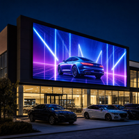 Écran LED extérieur P3 IP65 étanche haute luminosité couleur pour publicité sur façade de concession automobile