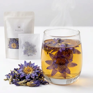 Flor de Loto Azul Seca Premium |   Té de Lirio de Agua Egipcio 100% Orgánico para Relajación y Sueños Lucidos - Product Image 3