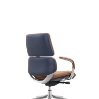 Chaise de bureau ergonomique en cuir véritable à dossier haut réglable en hauteur, design moderne, nouveau modèle, pour la maison