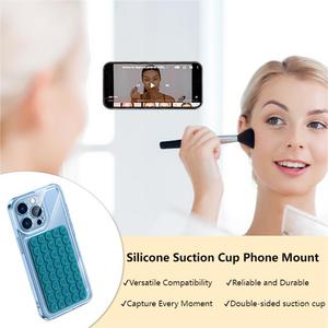 <span class=keywords><strong>Supporto</strong></span> per <span class=keywords><strong>Telefono</strong></span> in Silicone con Ventosa a Doppio Lato per Cellulare - Product Image 4