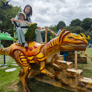 Grande Dinosauro a Dondolo Cavalcabile, Gioco Animatronico per Bambini, Dinosauro Corazzato Simulato con Scala per Centri Commerciali - Product Image 6