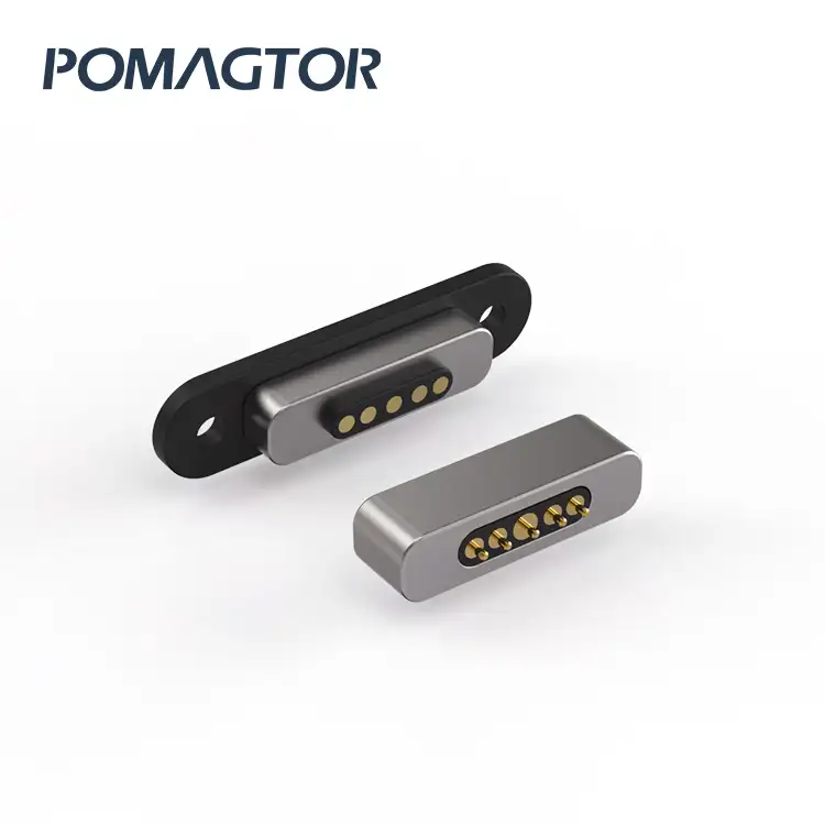 5 Pin Magnetic Connector Waterproof IP67 von Direct Manufacturer Pomagtor