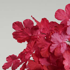 Feuilles d'érable artificielles Greenway, rouge orangé, PVC, plante entière, décorations de plafond pour mariage, décorations de fêtes et de festivals - Product Image 4