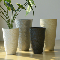Set Pot Tanaman Kecil Grosir, Pot & Planter Taman Mini, Pot Bunga Plastik untuk Meja Dalam Ruangan dengan Lubang Drainase