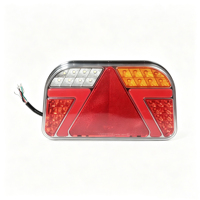 Feu arrière combiné à LED pour camion et remorque, feu stop à LED, feu arrière avec réflecteur, 12-24V, feu de position arrière