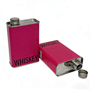 Lattina per Vino in Acciaio Inox da 500ml Personalizzabile, Personalizzazione dell'Imballaggio per Vino di Pinoli, Vodka e Tequila - Product Image 6