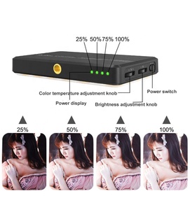 ST120 Mini téléphone portable à clipser rvb lumière vidéo photographie lumière de remplissage avec 6X Film couleur - Product Image 3