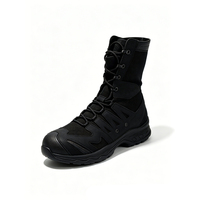 Vente directe d'usine de chaussures tactiques de randonnée imperméables Desert Classic, bottes tactiques antidérapantes pour le vol