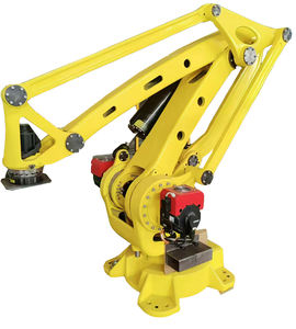 Pommes de terre pommes oranges oignons légumes fruits cadre boîte carton emballage bras robot palettisation machine palettiseur automatique - Product Image 2