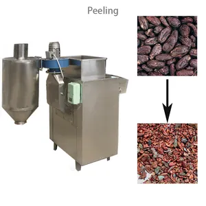 200kg Cacao Cocoa Powder Making Producing Production Line Cacao Bean To Bar Chocolate Machine For Snack Machine