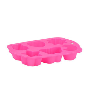 Mingxin Silicone Cake Mold 6 Cavities Different Shapes Heat Resistant Oven Safe For Baking - Product Image 4