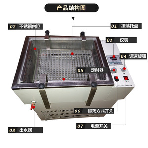 Agitador Orbital de Baño de Agua a Temperatura Constante YQ Q 400x300, Equipo de Laboratorio - Product Image 1