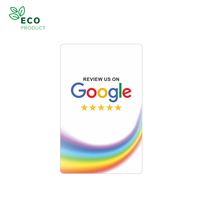Benutzer definierter Druck Google Reviews-Karte NFC NTAG 213 NTAG 215 NTAG 216 Google Play-Geschenk karte