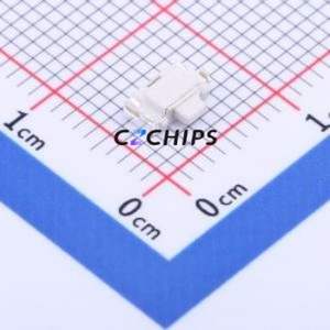 GT-TC021B-H018-L1 Tactile Switch SMD Switch Single Pole Single Throw Rectangle Button 2.5N Horizontal Mount - Product Image 1