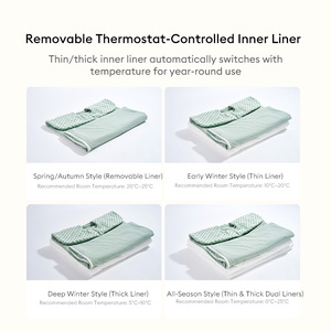 Boys and Girls Rock Dinosaur <b>Quilt</b> with Sleeves Warm Wearable Blanket for Toddlers and Kids at Nighttime - Product Image 6