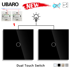 European Standard 1 Gang 2 Way <b>Touch</b> Wall Switch 110-240V IP20 Copper Conductive Material - Product Image 4