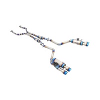 Système d'échappement Catback UML en acier inoxydable poli miroir 1,5 mm pour Lexus GSF IS500 IS350 5.0L 3.5L (partie intermédiaire à arrière complète)