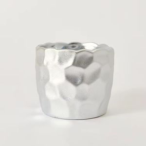 12oz lujo oro negro blanco plata cerámica vela soporte botella vacía decoración del hogar para Navidad - Product Image 5