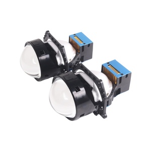 Sanvi L60 Auto LED Projector Lens Headlight 5500K Bi-LED Car Model with Dual LED Chips and Reflectors 12V Volta New - Product Image 2