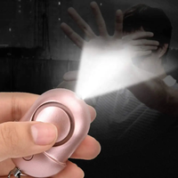 Alarme personnelle avec lumière de sécurité LED, alarme personnelle 130 dB pour la marche nocturne, le campus, les voyages, cadeaux pour femmes