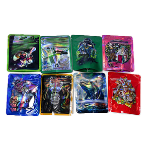 New Product 3d Printed Exotic Die Cut Standing Pouch Packaging Child Proof <strong>3</strong>.5 g Mylar <strong>Bags</strong> with Game Boy Custom - Product Image 3