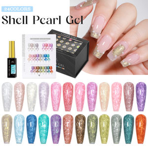 Vernis à ongles en gel perlé professionnel à étiquette privée AS, 24 couleurs, <span class=keywords><strong>logo</strong></span> personnalisé, sans cruauté, multi-effets, OEM ODM, vernis perlé - Product Image 4