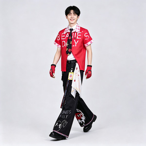 Disfraz de Cosplay de Red Bean, Investigador de Incendios de Identity V, Star's Edge, Conjunto de Ropa para Juego de Rol de Anime - Product Image 3