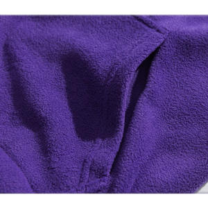 IGift RPET Reciclar Plásticos Respetuoso con el medio ambiente Unisex Logotipo Impreso Púrpura Polar Fleece Vintage Oversize sudadera con cremallera - Product Image 6