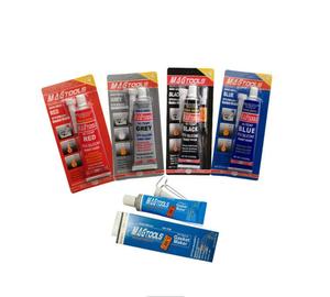 85g Sellador de silicona de vidrio 85g Fabricante de juntas Sellador de silicona Rtv <span class=keywords><strong>Mega</strong></span> Rojo Gris Azul Negro - Product Image 5