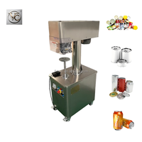 Machine de scellage semi-automatique FKJX pour boîtes rondes, alimentation manuelle, interrupteur au pied, pour le scellage des boîtes de biscuits
