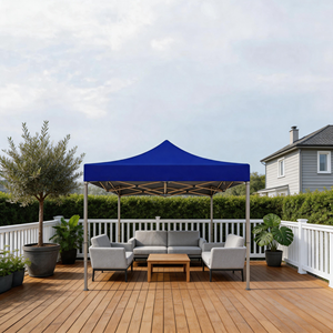 Gazebo pliable robuste, auvent extérieur de qualité commerciale pour marché et fête, type économique - Product Image 1