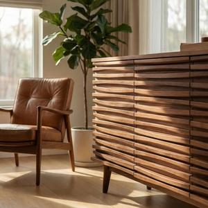 <span class=keywords><strong>Commode</strong></span> longue moderne d'inspiration antique pour chambre à coucher et salle d'exposition, meuble de rangement en bois massif avec tiroirs en <span class=keywords><strong>osier</strong></span> - Product Image 2