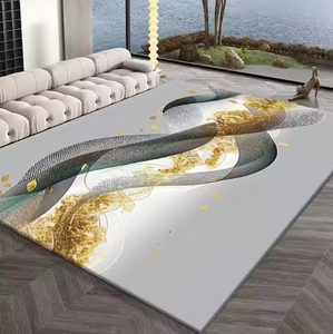 Nhà Máy Trực Tiếp Hiện Đại 3D In Polyester Thảm Kích Thước Lớn Fluffy Thảm Cho Nhà Phòng Khách Tập Thể Dục Và Cầu Nguyện Thiết Kế Mới Khách Sạn - Product Image 5