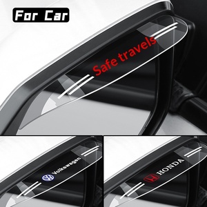 Pare-pluie transparent pour rétroviseur de voiture, protection universelle contre la pluie, autocollant adhésif imperméable, décoration de dessin animé - Product Image 5