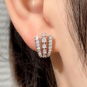 Orecchini a Clip Semplici per Donne, Accessori Moda per Uso Quotidiano, Ideali per Outfit Casual e Regalo - Product Image 2