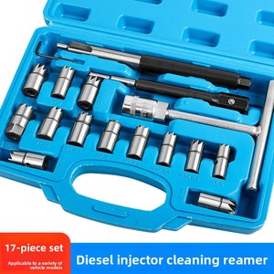 Kit d'outils professionnels de réparation de <span class=keywords><strong>moteur</strong></span> <span class=keywords><strong>diesel</strong></span> 17 pièces, avec alésoir d'<span class=keywords><strong>injecteur</strong></span> et nettoyeur de siège de soupape <span class=keywords><strong>pour</strong></span> atelier de réparation automobile - Product Image 3