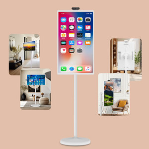 Televisor Móvil Android LED de 32 Pulgadas con Pantalla Táctil de 120Hz, Pizarra Digital Interactiva, Transmisión <span class=keywords><strong>en</strong></span> <span class=keywords><strong>Vivo</strong></span> <span class=keywords><strong>en</strong></span> Línea, Gabinete Blanco, Full HD - Product Image 6