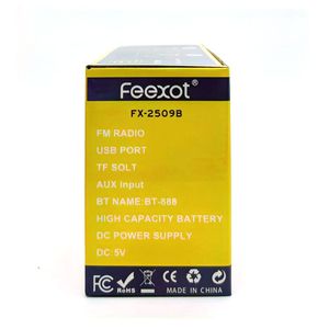 Radio <span class=keywords><strong>Bluetooth</strong></span> <span class=keywords><strong>Portatile</strong></span> FEEXOT FX-2509B, Riproduzione FM/USB/TF, Ricarica Type-C, Design Retrò - Product Image 4
