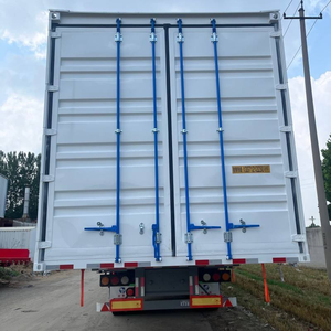 Encuentra semirremolques de lona de 40/45/53 pies con puerta abierta, tipo Tautliner, de material de acero, para la venta. - Product Image 6