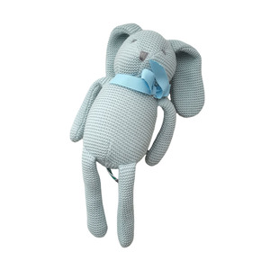 Pinguino in peluche di Natale personalizzato lavorato a maglia con sciarpa staccabile-100% in cotone biologico primo imbottitura regalo e calza - Product Image 3