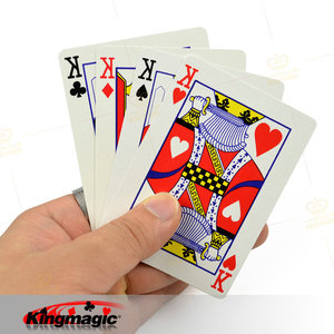 Tarjeta Mágica Semi-Dibujada, Tarjeta Genéticamente Modificada, Vista Trasera del Emperador, Tarjeta con Marca de Cabeza Grande, Accesorios de Magia para Juegos de Cartas - Product Image 4