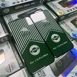 Cao Cấp 3D Vòng Cạnh Lớn Đường Cong Tempered Glass Đối Với <span class=keywords><strong>iPhone</strong></span> 15 15Pro 15 Cộng Với 14 Pro Max 16 Flayr Bảo Vệ Màn Hình - Product Image 3