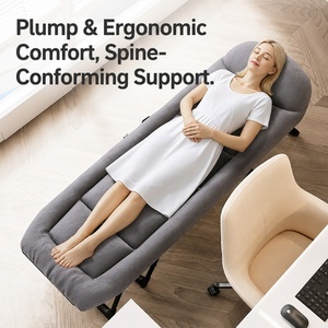 Midday Nap Camping Folding <b>Bed</b> Outdoor <b>Single</b> <b>Bed</b> Simple Portable Office Multi-functional Recliner Accompanying Care <b>Bed</b> - Product Image 2